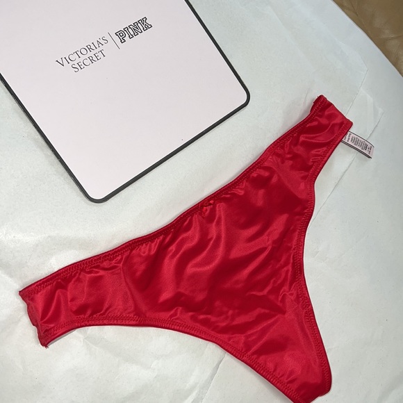 (L) Victoria’s Secret Red THONG Bells Panty Underwear - Picture 4 of 9